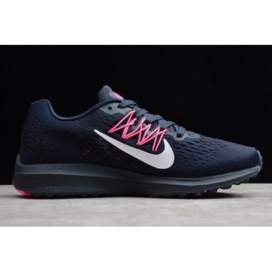 Nike Bayan Zoom Winflo 5 Obsidian / Pembe Koşu Ayakkabısı Türkiye - P9S91WMU